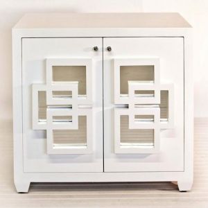 Images of lucite crystal and glass - White glossy lucite cabinet.jpg